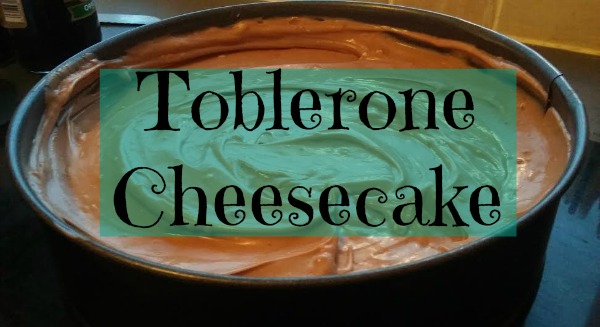 Food for Thought; Toblerone Cheesecake