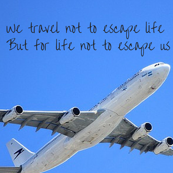 Inspirational travel quote