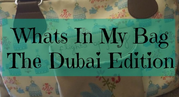 What's in my Bag; the Dubai Edition