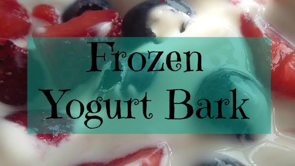 Food for Thought; Frozen Yogurt Bark