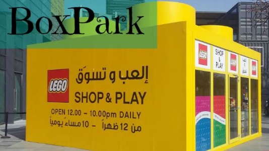 Dubai; The Pop Up LEGO Shop and BoxPark