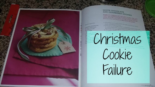 Food for Thought; My Christmas Cookie Failure