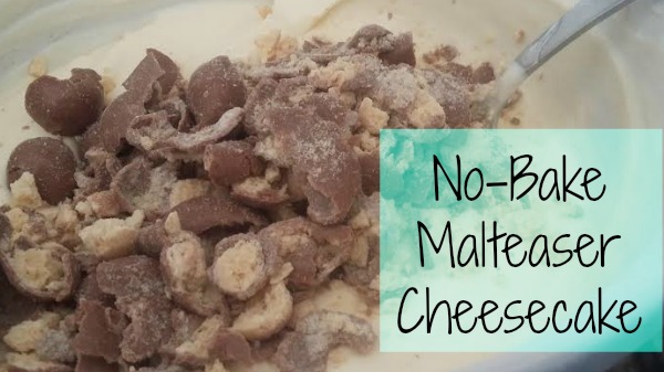 Food for Thought; No Bake Malteaser Cheesecake