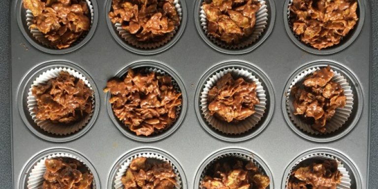 cooking with kids chocolate cornflake cakes