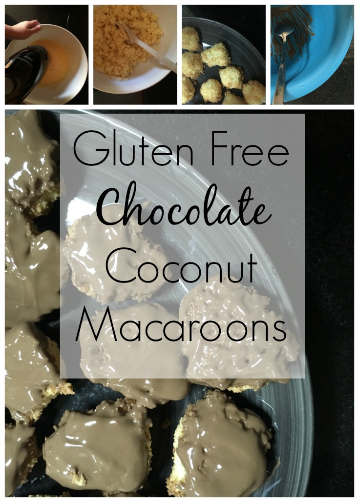 Gluten Free Chocolate Coconut Macaroons, Baking with Kids, Cooking with Kids