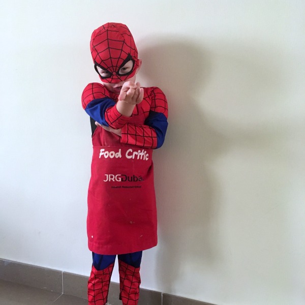 My four year old has morphed into Spider-Man