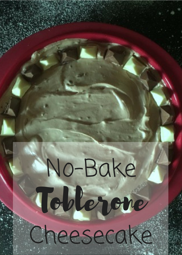 no-bake toblerone cheesecake