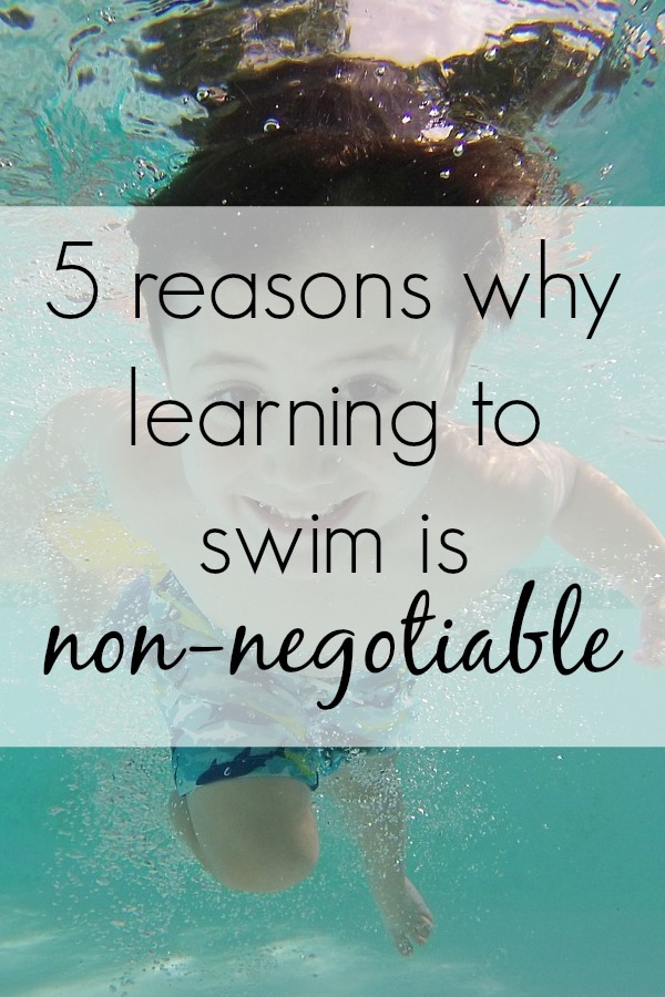 Five reasons why learning to swim as a child is non-negotiable.

Five reasons why you should take your child to learn to swim.